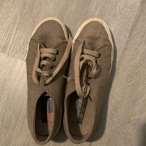 Loro Piana x Superga Brown Cashmere Sneakers Size 8